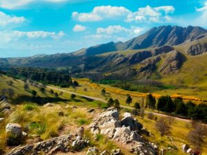Cerro tres picos en sierra-de-la-ventana